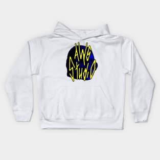 AWS Studio - clown blue Kids Hoodie